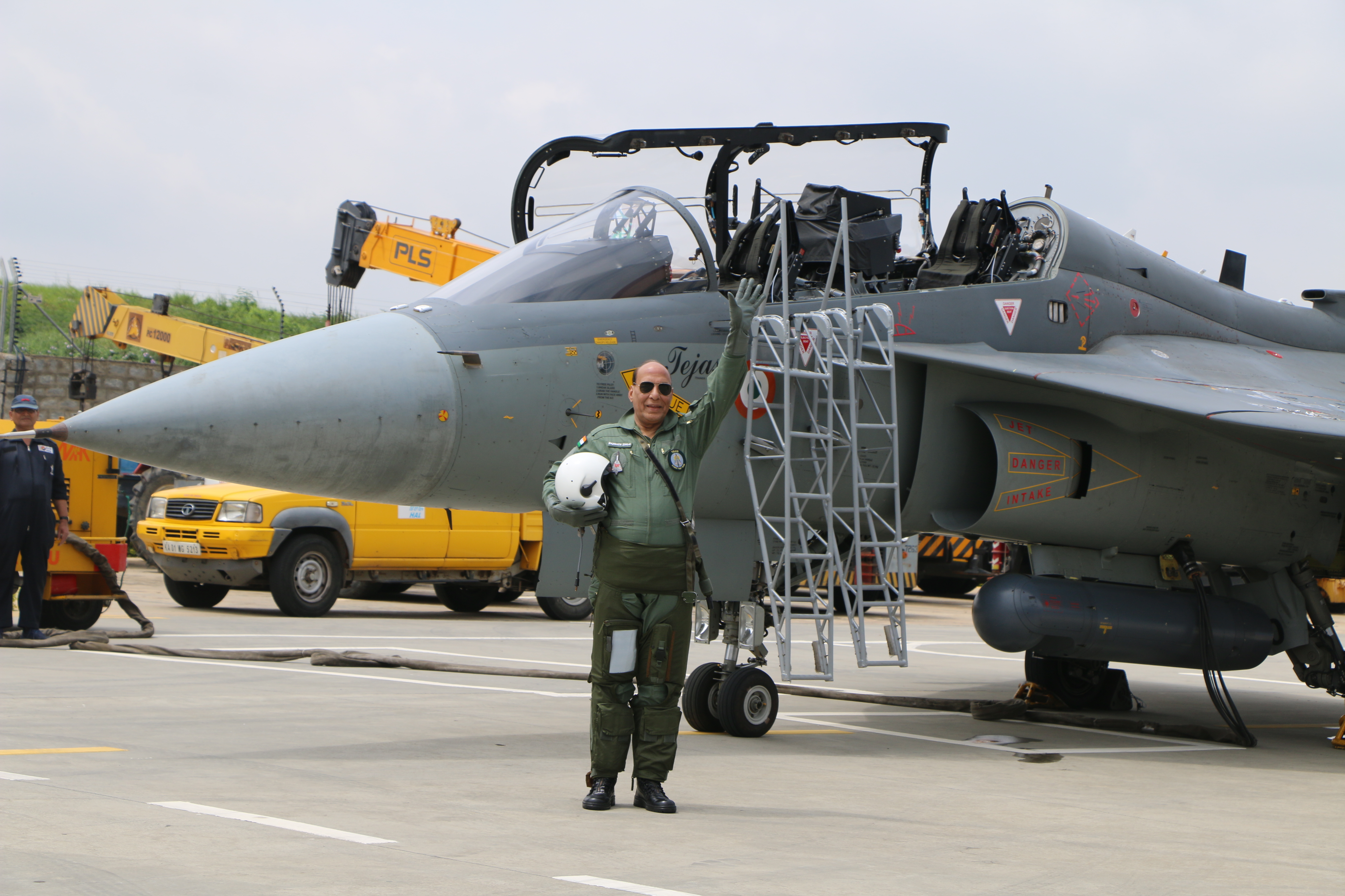 Rajnath Singh becomes first Raksha Mantri to fly ‘LCA Tejas’